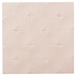 ΠΙΝΑΚΑΣ ΤΕΤΡΑΓΩΝΟΣ ΣΕΙΡΑ SANTORINI HM4516 MDF ΣΕ ΥΠΟΛΕΥΚΟ ΧΡΩΜΑ 80x4,5(πάχος)x80Υεκ.