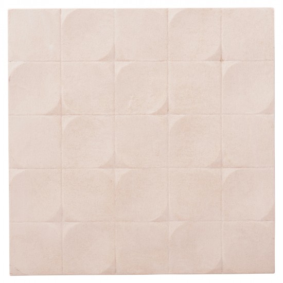 ΠΙΝΑΚΑΣ ΤΕΤΡΑΓΩΝΟΣ ΣΕΙΡΑ SANTORINI HM4516 MDF ΣΕ ΥΠΟΛΕΥΚΟ ΧΡΩΜΑ 80x4,5(πάχος)x80Υεκ.