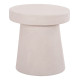 ΤΡΑΠΕΖΙ ΣΑΛΟΝΙΟΥ ΣΤΡΟΓΓΥΛΟ ΣΕΙΡΑ SANTORINI HM18052 MDF ΣΕ ΥΠΟΛΕΥΚΟ ΧΡΩΜΑ Φ48x49Υεκ.