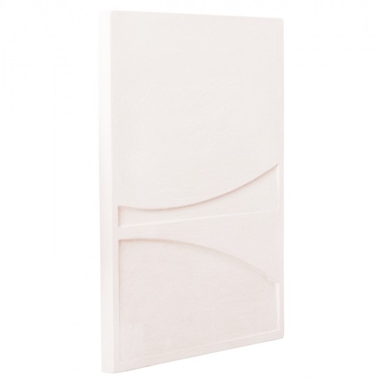 ΠΙΝΑΚΑΣ ΟΡΘΟΓΩΝΙΟΣ ΣΕΙΡΑ SANTORINI HM4510 MDF ΣΕ ΥΠΟΛΕΥΚΟ ΧΡΩΜΑ 60x4(πάχος)x80Υεκ.