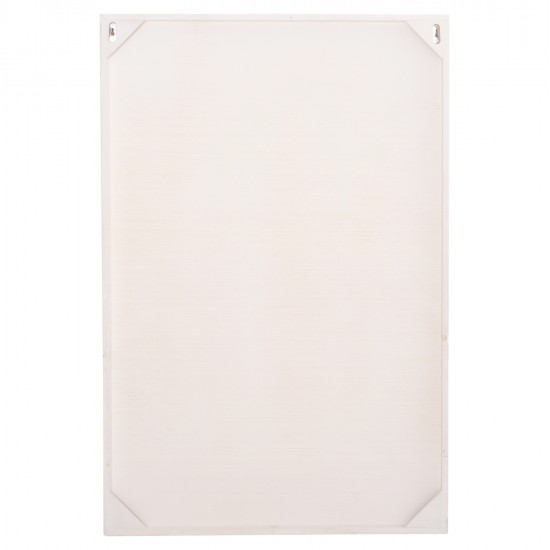 ΠΙΝΑΚΑΣ ΟΡΘΟΓΩΝΙΟΣ ΣΕΙΡΑ SANTORINI HM4531 MDF ΥΠΟΛΕΥΚΟ-ΔΙΑΚΟΣΜΗΣΗ ΜΠΕΖ 80x4,5(πάχος)x120Υεκ.