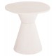 ΤΡΑΠΕΖΙ ΤΡΑΠΕΖΑΡΙΑΣ ΣΤΡΟΓΓΥΛΟ ΣΕΙΡΑ SANTORINI HM18055 MDF ΥΠΟΛΕΥΚΟ ΧΡΩΜΑ Φ77x76Υεκ.