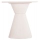 ΤΡΑΠΕΖΙ ΤΡΑΠΕΖΑΡΙΑΣ ΣΤΡΟΓΓΥΛΟ ΣΕΙΡΑ SANTORINI HM18055 MDF ΥΠΟΛΕΥΚΟ ΧΡΩΜΑ Φ77x76Υεκ.