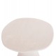 ΤΡΑΠΕΖΙ ΤΡΑΠΕΖΑΡΙΑΣ ΣΤΡΟΓΓΥΛΟ ΣΕΙΡΑ SANTORINI HM18055 MDF ΥΠΟΛΕΥΚΟ ΧΡΩΜΑ Φ77x76Υεκ.