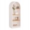 ΡΑΦΙΕΡΑ ΣΕΙΡΑ SANTORINI HM18044 MDF ΥΠΟΛΕΥΚΟ-ΡΑΦΙΑ ΞΥΛΟ ΕΛΑΤΟΥ ΦΥΣΙΚΟ 80x38x188,5Υεκ.