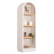 ΡΑΦΙΕΡΑ ΣΕΙΡΑ SANTORINI HM18045 MDF ΥΠΟΛΕΥΚΟ-ΡΑΦΙΑ ΞΥΛΟ ΕΛΑΤΟΥ ΦΥΣΙΚΟ 60x38,5x179Υεκ.