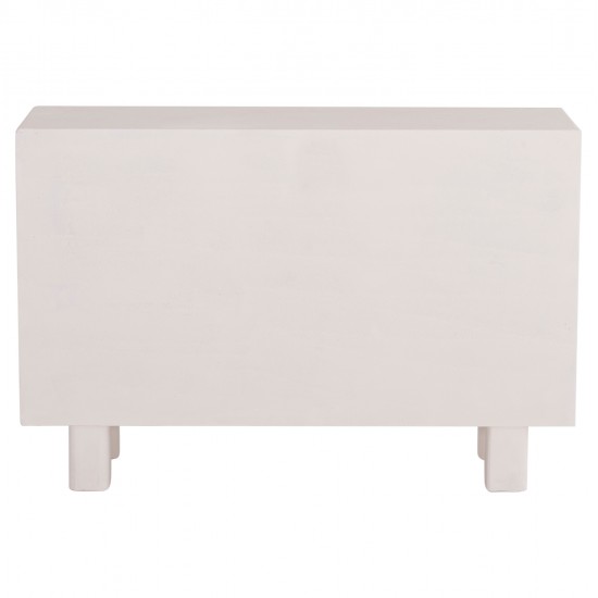 ΜΠΟΥΦΕΣ ΣΕΙΡΑ SANTORINI HM18048 MDF ΣΕ ΥΠΟΛΕΥΚΟ ΧΡΩΜΑ-3 ΣΥΡΤΑΡΙΑ & 2 ΠΟΡΤΕΣ 120x38x80Υεκ.