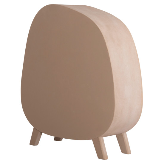 ΡΑΦΙΕΡΑ ΣΕΙΡΑ SANTORINI HM18060.02 MDF ΣΕ ΚΑΦΕ ΧΡΩΜΑ 120x38x133Υεκ.