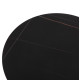 ΤΡΑΠΕΖΙ ΣΑΛΟΝΙΟΥ DUNCAN HM18022.01 ΚΕΡΑΜΙΚΟ TOP-MDF ΒΑΣΗ-ΜΑΥΡΟ Φ80x41Υεκ.