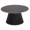 ΤΡΑΠΕΖΙ ΣΑΛΟΝΙΟΥ DUNCAN HM18022.01 ΚΕΡΑΜΙΚΟ TOP-MDF ΒΑΣΗ-ΜΑΥΡΟ Φ80x41Υεκ.