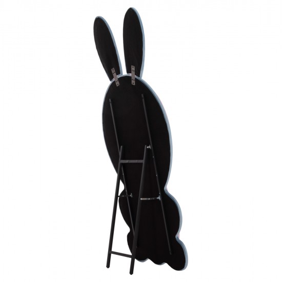 ΠΑΙΔΙΚΟΣ ΚΑΘΡΕΦΤΗΣ ΔΑΠΕΔΟΥ BUNNY HM4489.02 MDF ΡΟΖ & ΜΠΛΕ-ΜΑΥΡΟ STAND 80x162Υεκ.