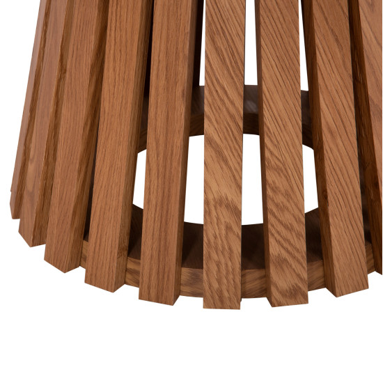 ΤΡΑΠΕΖΙ ΣΑΛΟΝΙΟΥ TALBERT HM18024 MDF ΣΕ ΑΝΟΙΧΤΟ ΦΥΣΙΚΟ ΞΥΛΟΥ Φ80x40,5Υεκ.