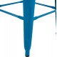 ΣΚΑΜΠΟ ΜΠΑΡ ΜΕΤΑΛΛΙΚΟ MELITA-PRO HM8642.48 ΣΕ ΜΠΛΕ 43x43x78Υεκ.
