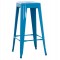 ΣΚΑΜΠΟ ΜΠΑΡ ΜΕΤΑΛΛΙΚΟ MELITA-PRO HM8642.48 ΣΕ ΜΠΛΕ 43x43x78Υεκ.