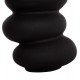 ΕΠΙΤΡΑΠΕΖΙΟ ΚΕΡΑΜΙΚΟ ΔΙΑΚΟΣΜΗΤΙΚΟ ROOK HM4628.02 ΜΑΥΡΟ ΜΑΤ Φ14x19Υεκ
