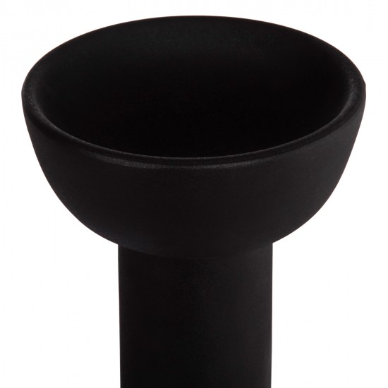 ΕΠΙΤΡΑΠΕΖΙΟ ΚΕΡΑΜΙΚΟ ΔΙΑΚΟΣΜΗΤΙΚΟ ELENDIL HM4602.02 ΜΑΥΡΟ ΜΑΤ Φ23x32Υ εκ