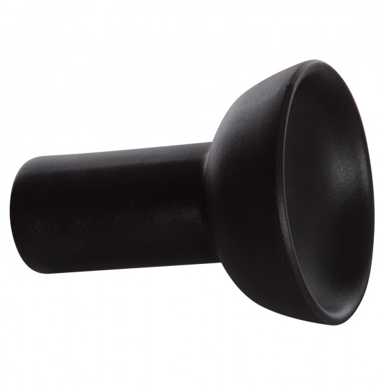 ΕΠΙΤΡΑΠΕΖΙΟ ΚΕΡΑΜΙΚΟ ΔΙΑΚΟΣΜΗΤΙΚΟ ELENDIL HM4603.02 ΜΑΥΡΟ ΜΑΤ Φ20x26.5Υεκ