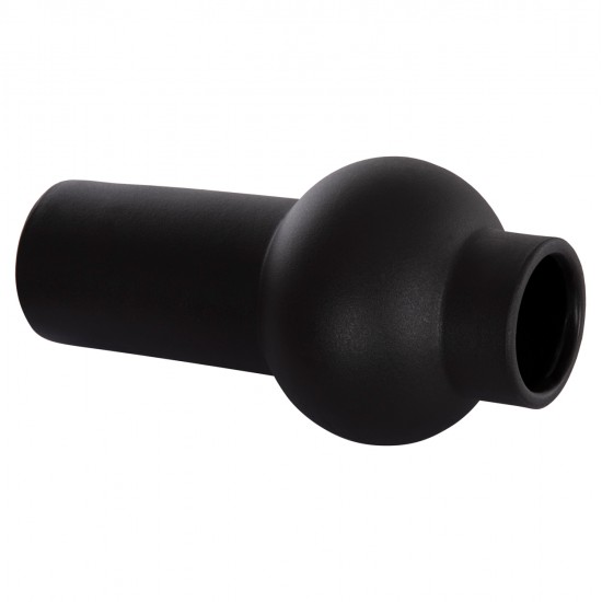 ΕΠΙΤΡΑΠΕΖΙΟ ΚΕΡΑΜΙΚΟ ΔΙΑΚΟΣΜΗΤΙΚΟ SCEPTER HM4605.02 ΜΑΥΡΟ ΜΑΤ Φ15x30Υ εκ.