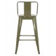 ΣΚΑΜΠΟ ΜΠΑΡ ΜΕΣΑΙΟΥ ΥΨΟΥΣ ΜΕΤΑΛΛΙΚΟ MELITA-PRO HM8574.43 DARK OLIVE GREEN 43x43x88Υεκ.