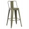 ΣΚΑΜΠΟ ΜΠΑΡ ΜΕΣΑΙΟΥ ΥΨΟΥΣ ΜΕΤΑΛΛΙΚΟ MELITA-PRO HM8574.43 DARK OLIVE GREEN 43x43x88Υεκ.