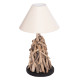 ΕΠΙΤΡΑΠΕΖΙΟ ΦΩΤΙΣΤΙΚΟ TWIGGY HM4423 DRIFTWOOD & ΛΕΥΚΟ ΚΑΠΕΛΟ Φ35x61Υεκ.