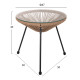 ΣΕΤ ΕΞΩΤΕΡΙΚΟΥ ΧΩΡΟΥ 3ΤΜΧ ACAPULCO HM21100 TWISTED WICKER-ΜΕΤΑΛΛΟ