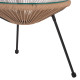 ΣΕΤ ΕΞΩΤΕΡΙΚΟΥ ΧΩΡΟΥ 3ΤΜΧ ACAPULCO HM21100 TWISTED WICKER-ΜΕΤΑΛΛΟ