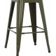 ΣΚΑΜΠΟ ΜΕΣΑΙΟΥ ΥΨΟΥΣ ΜΕΤΑΛΛΙΚΟ MELITA-PRO HM8573.43 DARK OLIVE GREEN 43x43x67Υεκ.