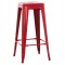 ΣΚΑΜΠΟ ΜΠΑΡ ΜΕΤΑΛΛΙΚΟ MELITA-PRO HM8642.44 ΣΕ ΚΟΚΚΙΝΟ 43x43x78Υεκ.