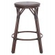ΣΚΑΜΠΟ ΑΛΟΥΜΙΝΙΟΥ ΜΕΣ.ΥΨΟΥΣ CHINO HM6286.01 BAMBOO LOOK & TEXTILENE ΚΑΦΕ 43x43x65Υεκ