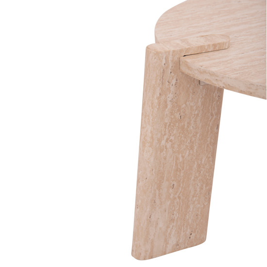 ΣΕΤ 2ΤΜΧ ΤΡΑΠΕΖΙΑ ΣΑΛΟΝΙΟΥ EQUIL HM9943.01 MDF ΜΕ ΜΕΛΑΜΙΝΗ-ΦΥΣΙΚΟ 66x66εκ + 87x87εκ