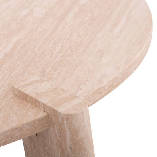 ΣΕΤ 2ΤΜΧ ΤΡΑΠΕΖΙΑ ΣΑΛΟΝΙΟΥ EQUIL HM9943.01 MDF ΜΕ ΜΕΛΑΜΙΝΗ-ΦΥΣΙΚΟ 66x66εκ + 87x87εκ