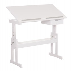 ΓΡΑΦΕΙΟ/ΣΧΕΔΙΑΣΤΗΡΙΟ ASCENT HM18289 MDF ΣΕ ΛΕΥΚΟ 109x55x87,5Υεκ