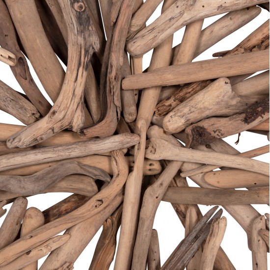 ΦΩΤΙΖΟΜΕΝΟ ΔΙΑΚΟΣΜΗΤΙΚΟ ΤΟΙΧΟΥ DREAMER HM4422 DRIFTWOOD ΜΕ ΤΑΙΝΙΑ LED Φ90x7(πάχος)εκ