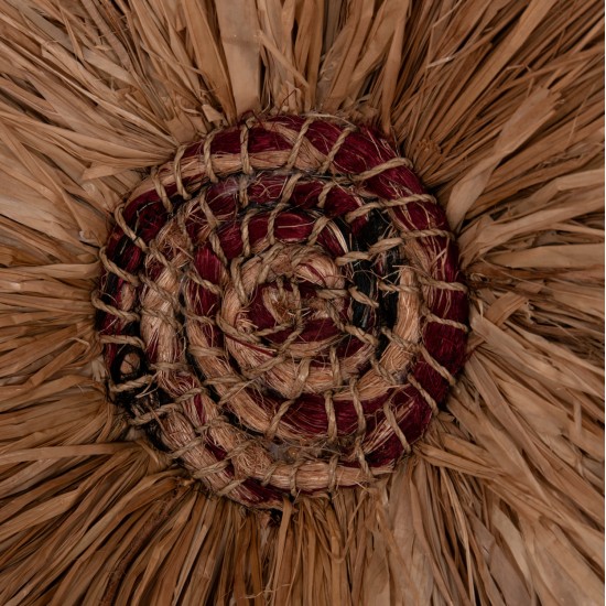 ΔΙΑΚΟΣΜΗΤΙΚΟ ΤΟΙΧΟΥ ΣΤΡΟΓΓΥΛΟ ABOR HM4717 ΙΝΕΣ SISAL ΦΥΣΙΚΟ Φ60εκ.