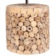 ΕΠΙΤΡΑΠΕΖΙΟ ΚΥΛΙΝΔΡΙΚΟ ΦΩΤΙΣΤΙΚΟ TWIGGY HM4427 DRIFTWOOD & ΜΠΕΖ ΚΑΠΕΛΟ Φ24.5x45Υεκ.