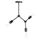 ΦΩΤΙΣΤΙΚΟ ΟΡΟΦΗΣ 3-ΦΩΤΟ LIGHTY HM7404.11 ΜΕΤΑΛΛΟ ΣΕ ΜΑΥΡΟ 52x5x48Υεκ.