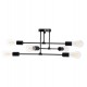 ΦΩΤΙΣΤΙΚΟ ΟΡΟΦΗΣ ΠΟΛΥΦΩΤΟ LIGHTY HM7427.11 ΜΕΤΑΛΛΟ ΣΕ ΜΑΥΡΟ 51x51x23Υεκ.
