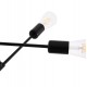 ΦΩΤΙΣΤΙΚΟ ΟΡΟΦΗΣ ΠΟΛΥΦΩΤΟ LIGHTY HM7427.11 ΜΕΤΑΛΛΟ ΣΕ ΜΑΥΡΟ 51x51x23Υεκ.