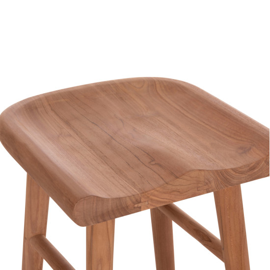 ΣΚΑΜΠΟ ΜΠΑΡ BOLMAR HM18108 ΞΥΛΟ ΤΕΑΚ ΣΕ ΦΥΣΙΚΟ 40.5x44x74Υεκ.