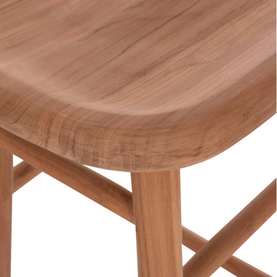 ΣΚΑΜΠΟ ΜΠΑΡ BOLMAR HM18108 ΞΥΛΟ ΤΕΑΚ ΣΕ ΦΥΣΙΚΟ 40.5x44x74Υεκ.