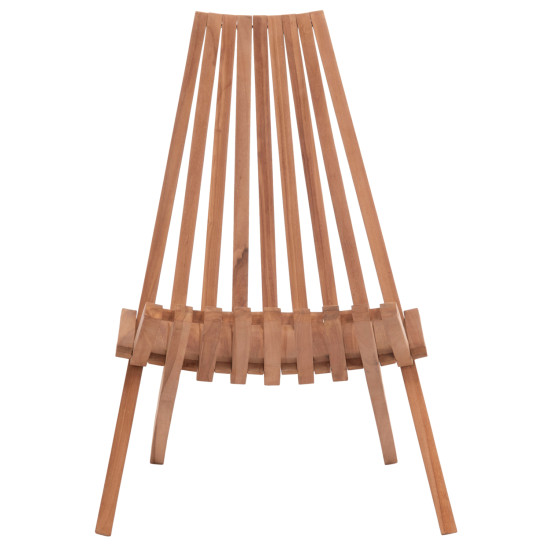 ΠΟΛΥΘΡΟΝΑ LOUNGE ΠΤΥΣΣΟΜΕΝΗ SHIGAO HM18112 ΞΥΛΟ TEAK--ΦΥΣΙΚΟ 61x88.5x89Υεκ.