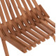 ΠΟΛΥΘΡΟΝΑ LOUNGE ΠΤΥΣΣΟΜΕΝΗ SHIGAO HM18112 ΞΥΛΟ TEAK--ΦΥΣΙΚΟ 61x88.5x89Υεκ.