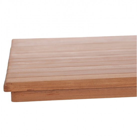ΕΠΙΦΑΝΕΙΑ ΤΡΑΠΕΖΙΟΥ ΟΡΘΟΓΩΝΙΑ HM18138 ΞΥΛΟ TEAK--ΦΥΣΙΚΟ 120x80x4(πάχος)εκ.