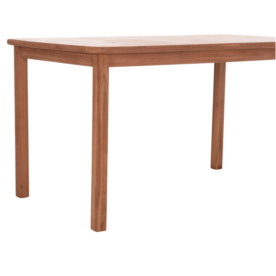 ΤΡΑΠΕΖΙ ΟΡΘΟΓΩΝΙΟ PRESSCOT HM18123 ΞΥΛΟ TEAK--ΦΥΣΙΚΟ 140x80x76Υεκ.