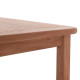ΤΡΑΠΕΖΙ ΟΡΘΟΓΩΝΙΟ PRESSCOT HM18123 ΞΥΛΟ TEAK--ΦΥΣΙΚΟ 140x80x76Υεκ.