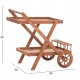 ΔΙΣΚΟΣ ΣΕΡΒΙΡΙΣΜΑΤΟΣ ΣΕ ΤΡΟΛΕΥ ALFRED HM4579 ΞΥΛΟ TEAK--ΦΥΣΙΚΟ 86x56x80Υεκ.