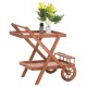 ΔΙΣΚΟΣ ΣΕΡΒΙΡΙΣΜΑΤΟΣ ΣΕ ΤΡΟΛΕΥ ALFRED HM4579 ΞΥΛΟ TEAK--ΦΥΣΙΚΟ 86x56x80Υεκ.