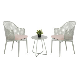 ΣΕΤ LOUNGE 3TMX ΕΞ.ΧΩΡΟΥ OREGO HM21107.06 ΑΛΟΥΜΙΝΙΟ & ΜΕΤΑΛΛΟ ΣΕ ΦΥΣΤΙΚΙ