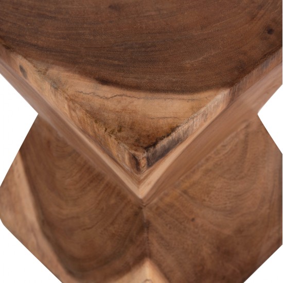 ΒΟΗΘΗΤΙΚΟ ΣΚΑΜΠΟ ANVIL HM9756.11 ΞΥΛΟ SUAR ΣΕ ΦΥΣΙΚΟ ΧΡΩΜΑ 31x31x45Yεκ.
